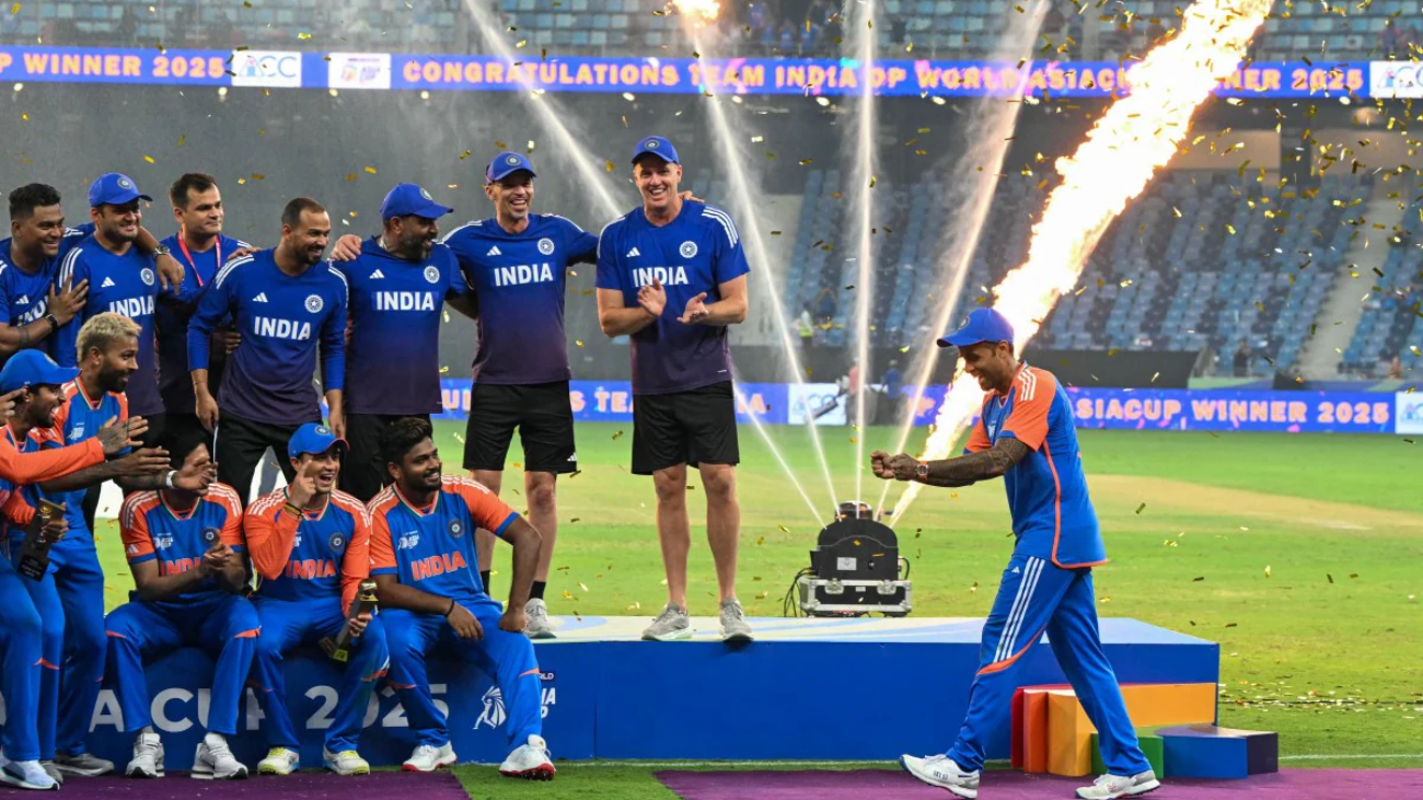 INDIA WIN ASIA CUP TROPHY