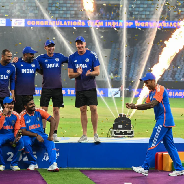 INDIA WIN ASIA CUP TROPHY