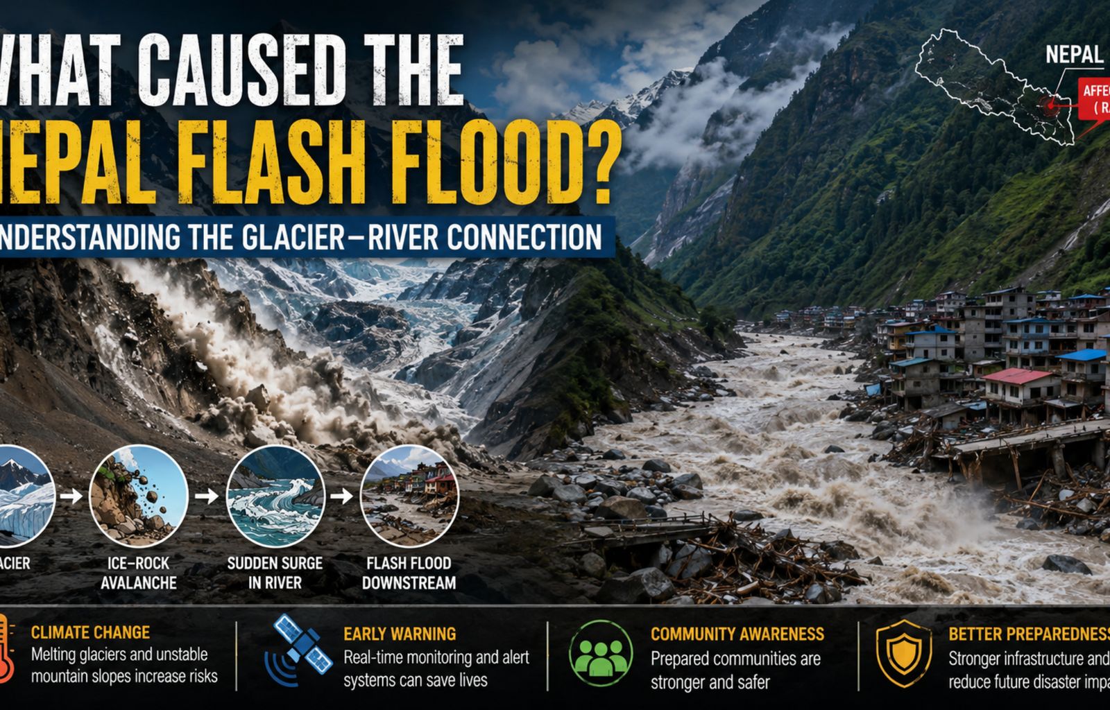 Flash flood nepal