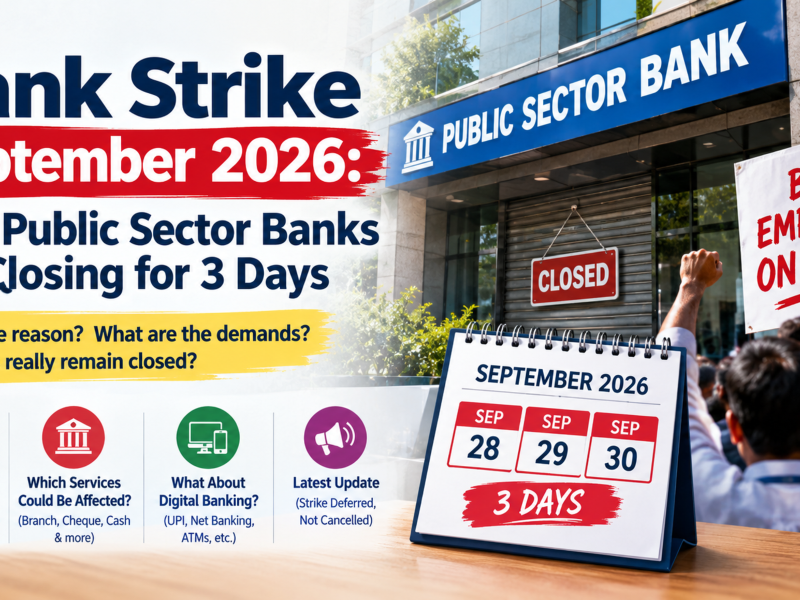 bank strike September 2026