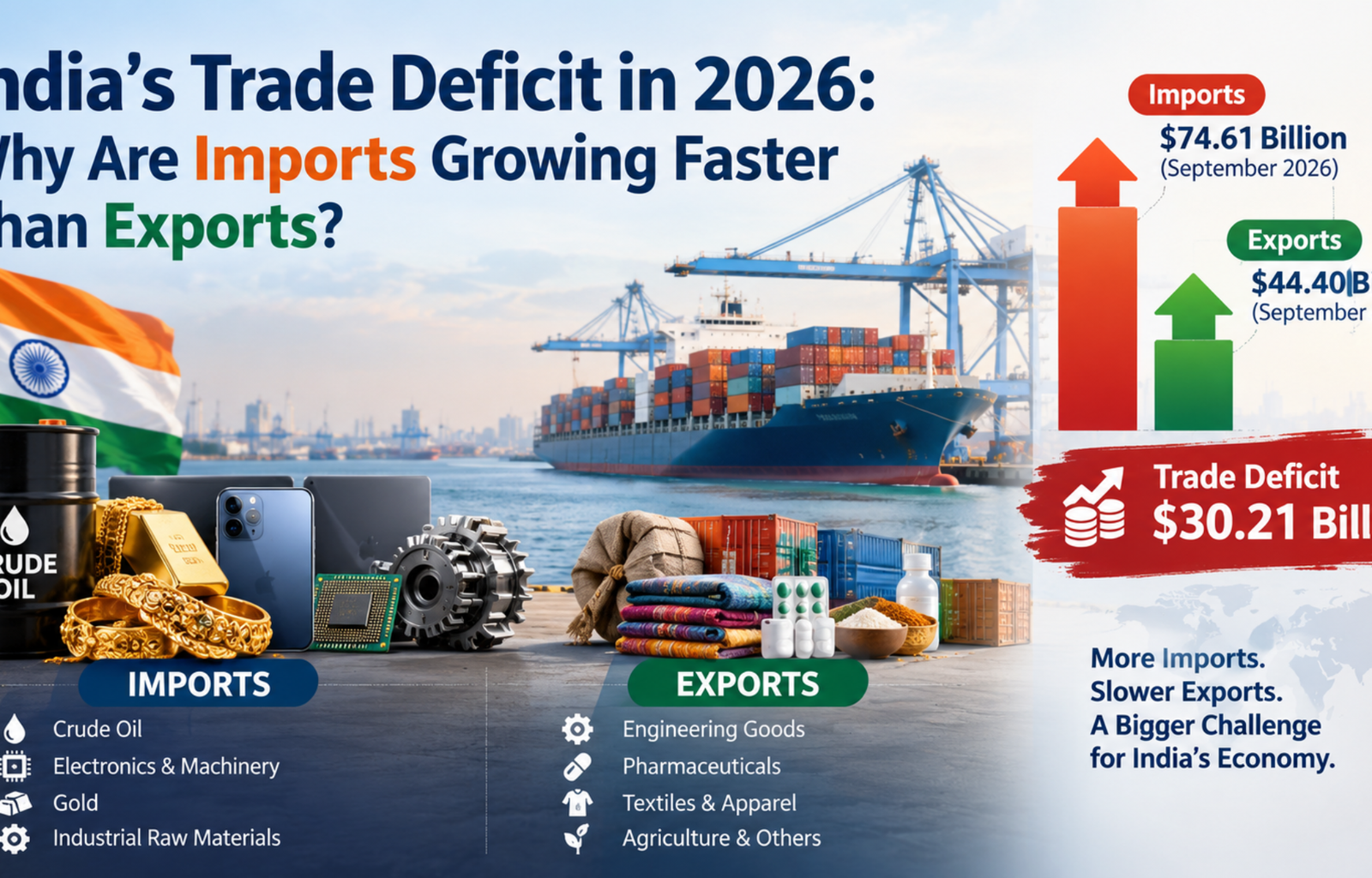 India trade deficit 2026
